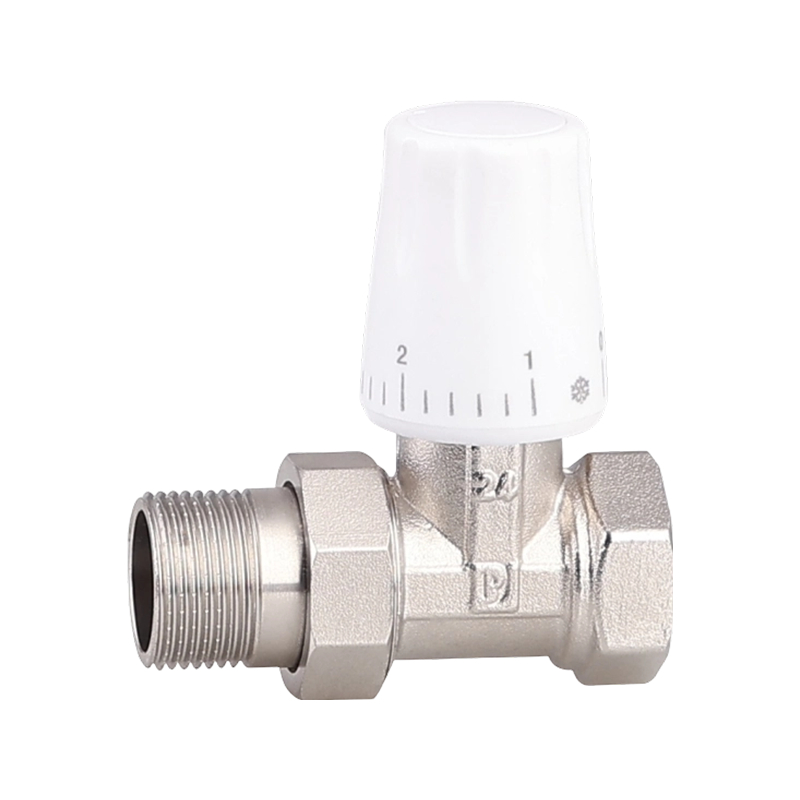 Válvula termostática de latón blanca de 1/2 pulgada y 3/4 pulgada