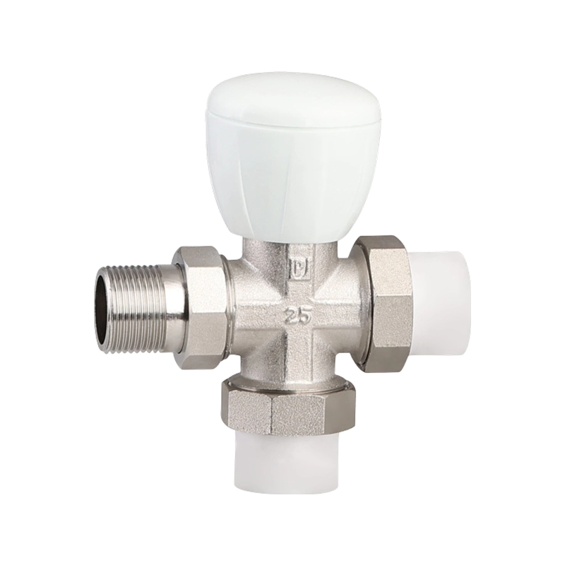 Termostato controlado IS09001 válvula de latón para radiador de 1/2 pulgada